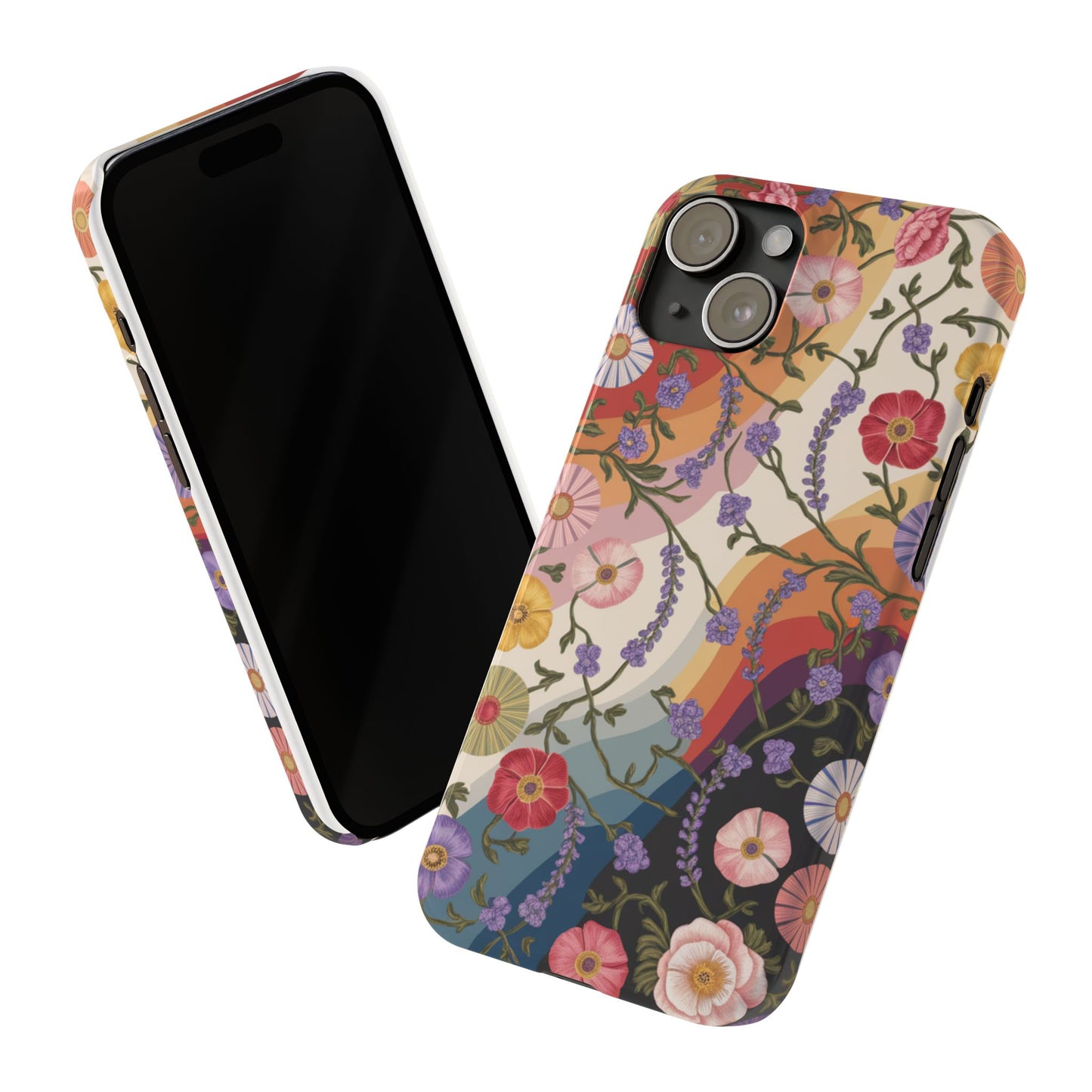 Floral Blossom Phone Case - Slim Case for Flower Lovers, Smartphone Cover, Gift for Her, Trendy Floral Design, Boho Chic Accessory