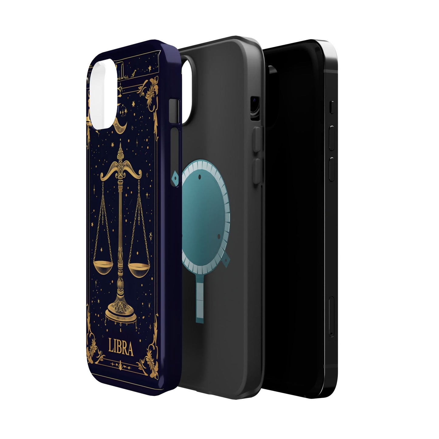 Libra Zodiac Magnetic Phone Case Astrology Gift for Her, Celestial Star Sign Cover, Birthday Gift, Compatible with iPhone 17, 16, 15, 14, 13