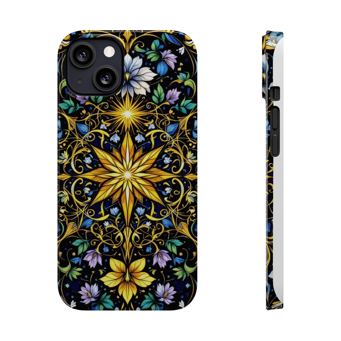 Elegant Floral Phone Case - Slim Phone Cases, Artistic Cases for Nature Lovers, Gift for Birthdays, Holidays, Spring Decor