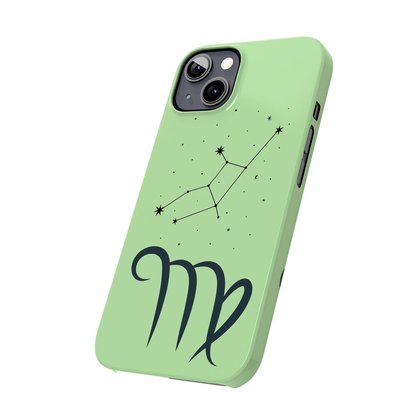 Virgo Zodiac Slim Phone Case, Astrology Gift for Her, Celestial Star Sign, Birthday Gift, Compatible with iPhone 17, 16, 15, 14, 13