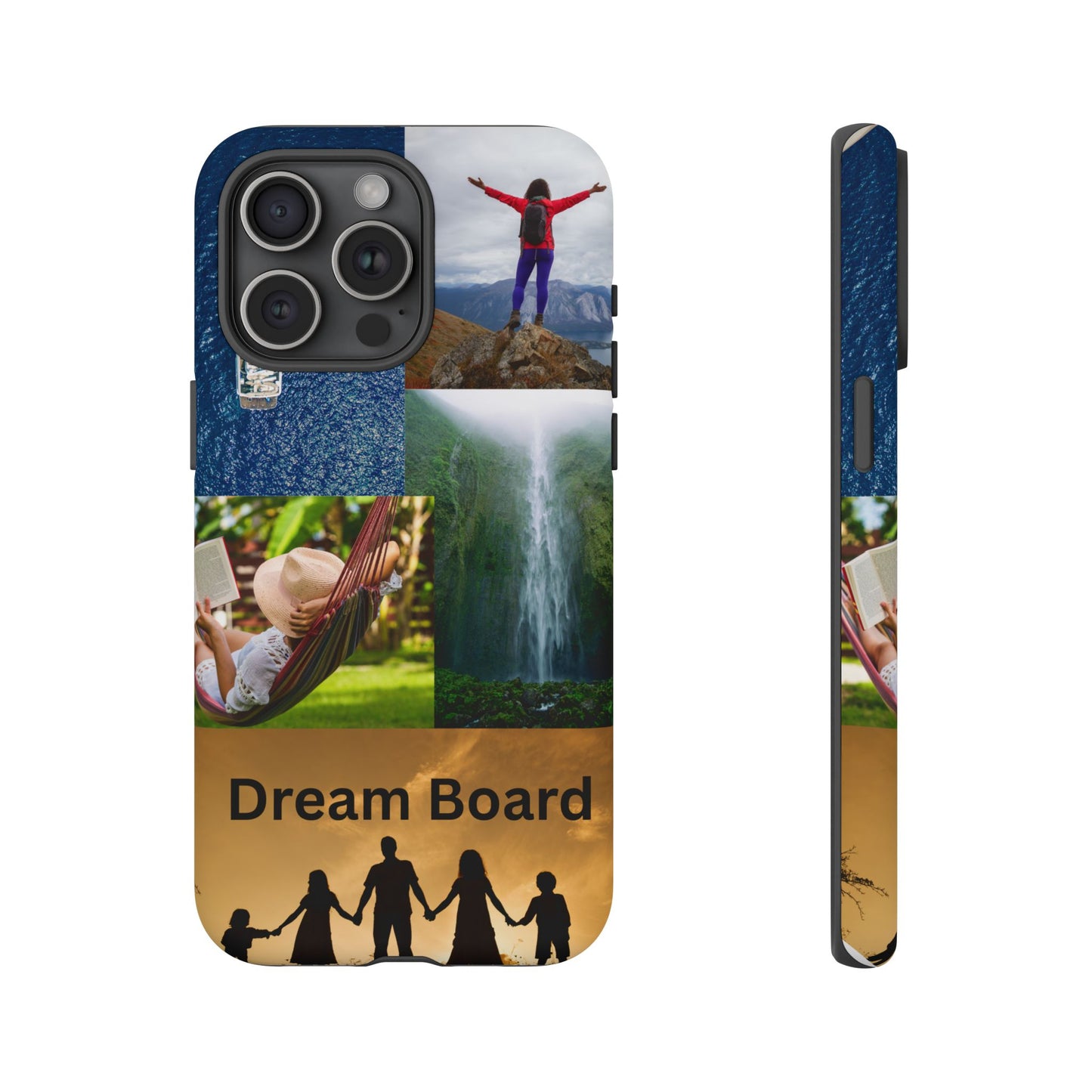 Dream Board Phone Case | Tough Cases for Adventure Seekers, Inspirational Phone Accessories, Custom Phone Covers, Unique Gift Ideas, [...]
