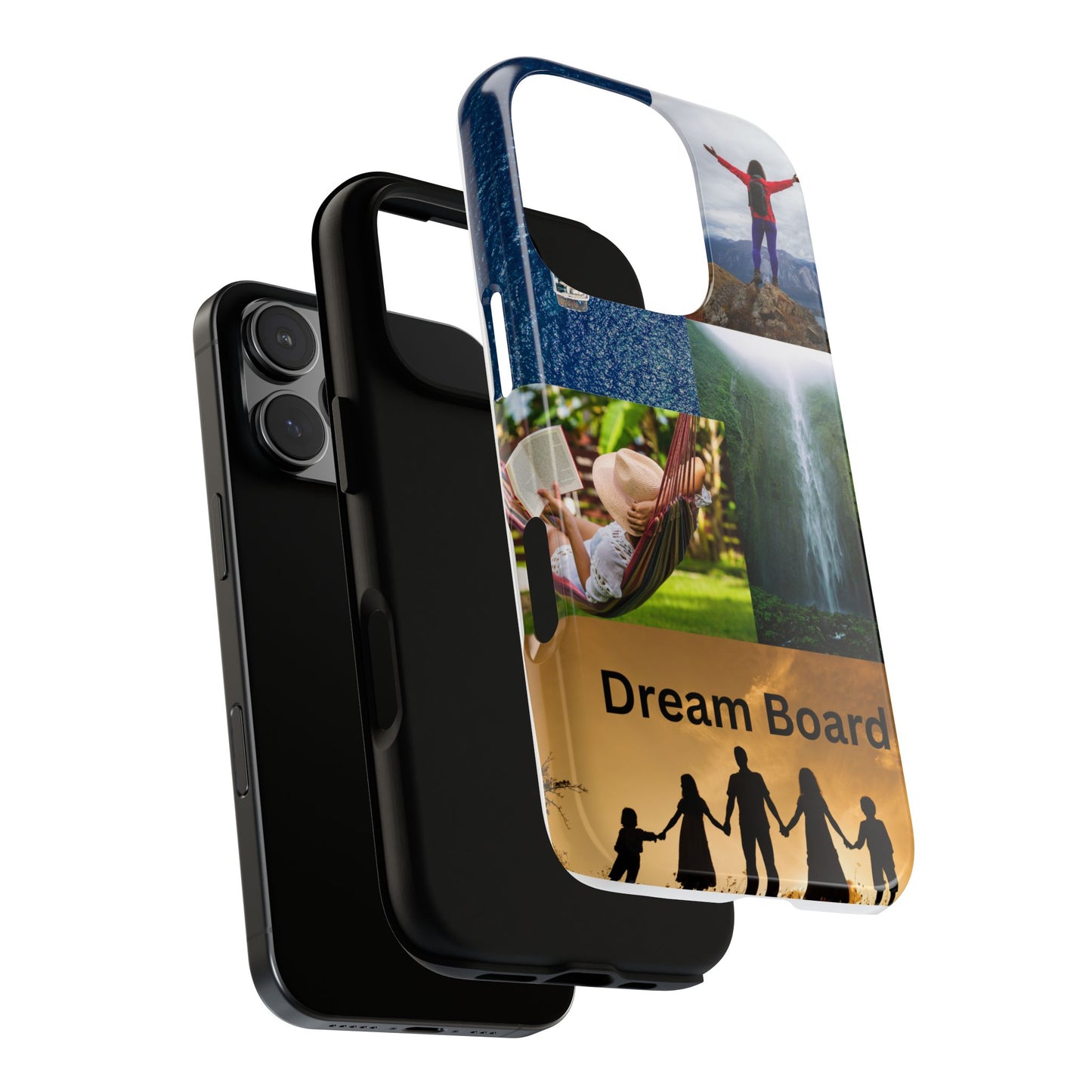 Dream Board Phone Case | Tough Cases for Adventure Seekers, Inspirational Phone Accessories, Custom Phone Covers, Unique Gift Ideas, [...]