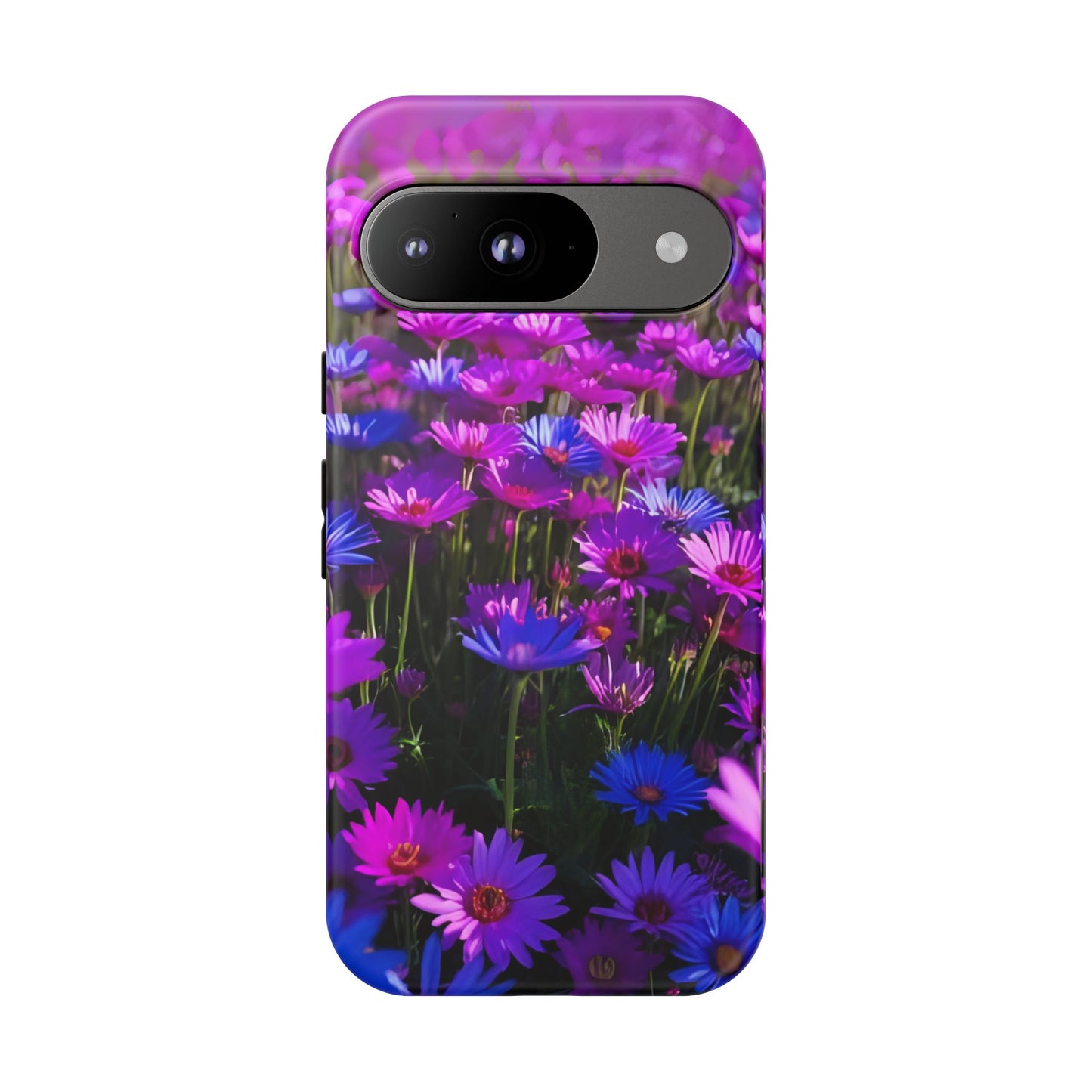Wildflower Meadow Phone Case, Colorful Floral Garden Aesthetic, Vibrant Tough Phone Case, Compatible with iPhone, Galaxy, Google