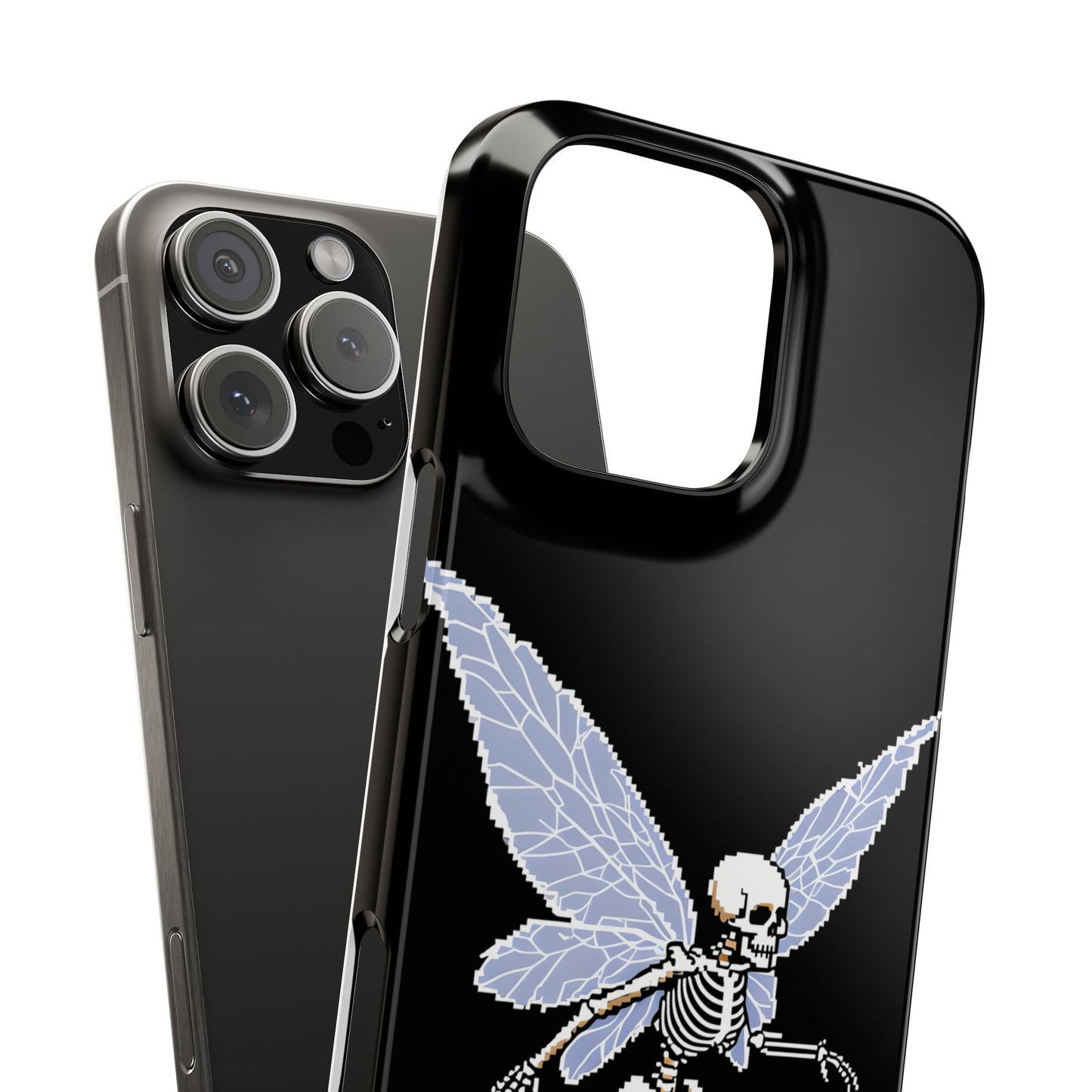 Halloween Slim Phone Case - Creepy Cute Aesthetic, Goth Coquette Spooky Style, Compatible with iPhone, Galaxy, and Google Phones