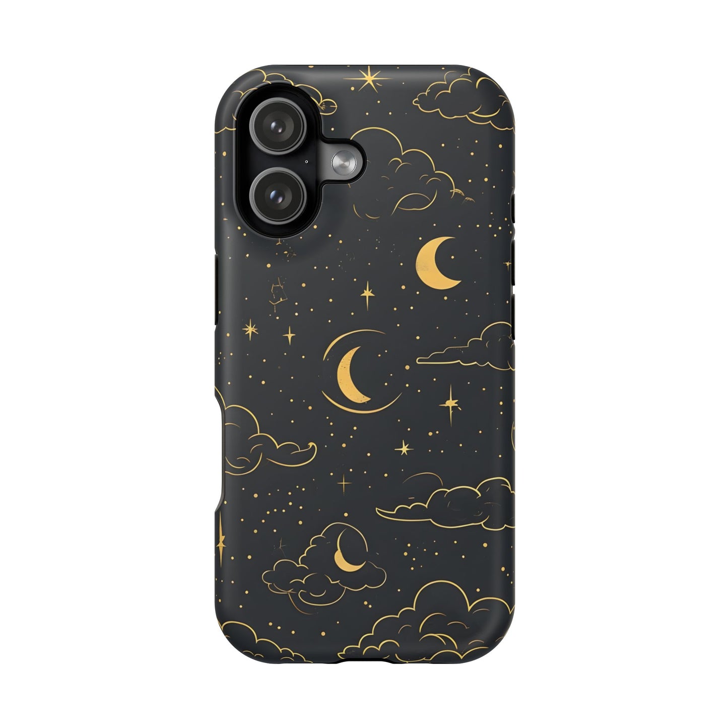 Celestial Magnetic Phone Case, Starry Night Design, Compatible with iPhone 17, 16, 15, 14, 13
