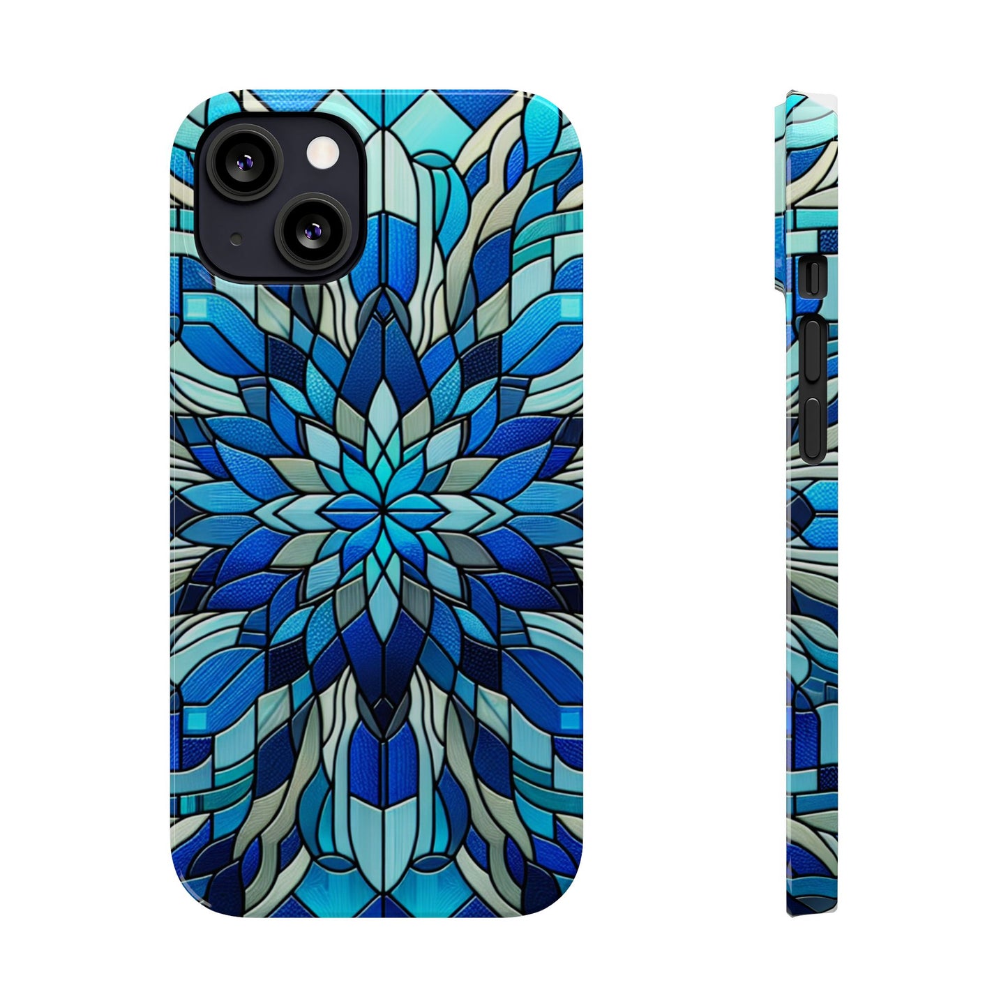 Vibrant Stained Glass Phone Cases - Artistic Cell Phone Cover, Unique Gift for Her, Phone Accessories, Holiday Present, Modern Decor