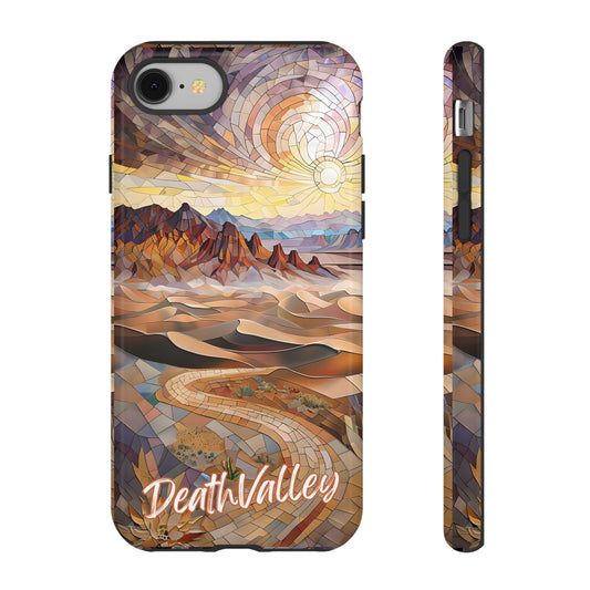 Death Valley National Park California Phone Case, Mosaic Phone Case, Mountain Nature Art, National Park Gift, Scenic Forest Phone Cover