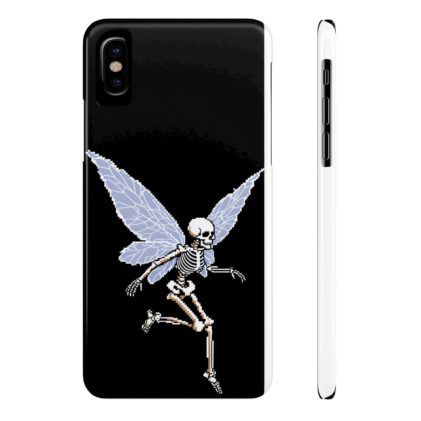 Halloween Slim Phone Case - Creepy Cute Aesthetic, Goth Coquette Spooky Style, Compatible with iPhone, Galaxy, and Google Phones