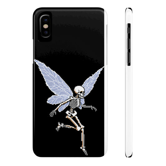 Halloween Slim Phone Case - Creepy Cute Aesthetic, Goth Coquette Spooky Style, Compatible with iPhone, Galaxy, and Google Phones
