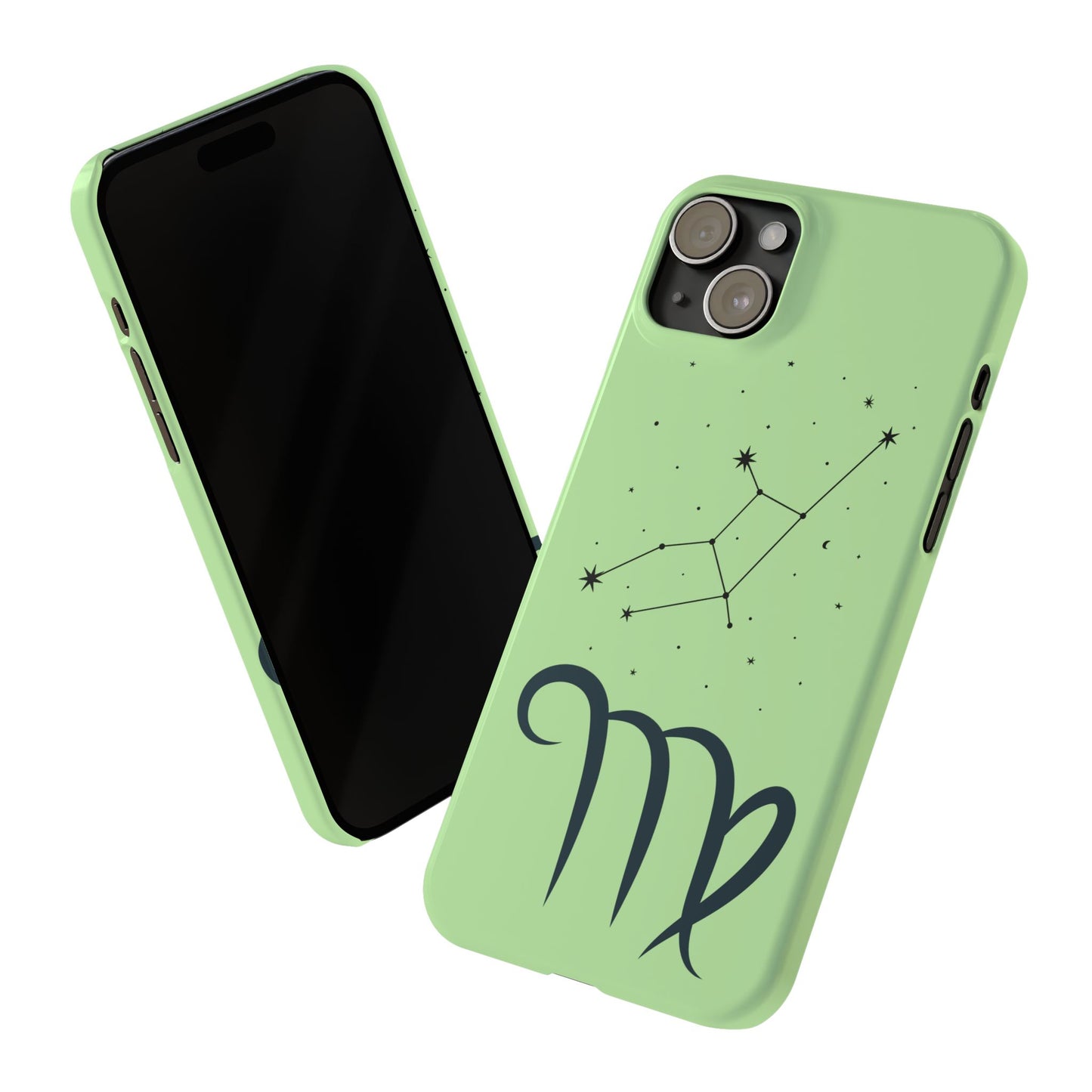 Virgo Zodiac Slim Phone Case, Astrology Gift for Her, Celestial Star Sign, Birthday Gift, Compatible with iPhone 17, 16, 15, 14, 13