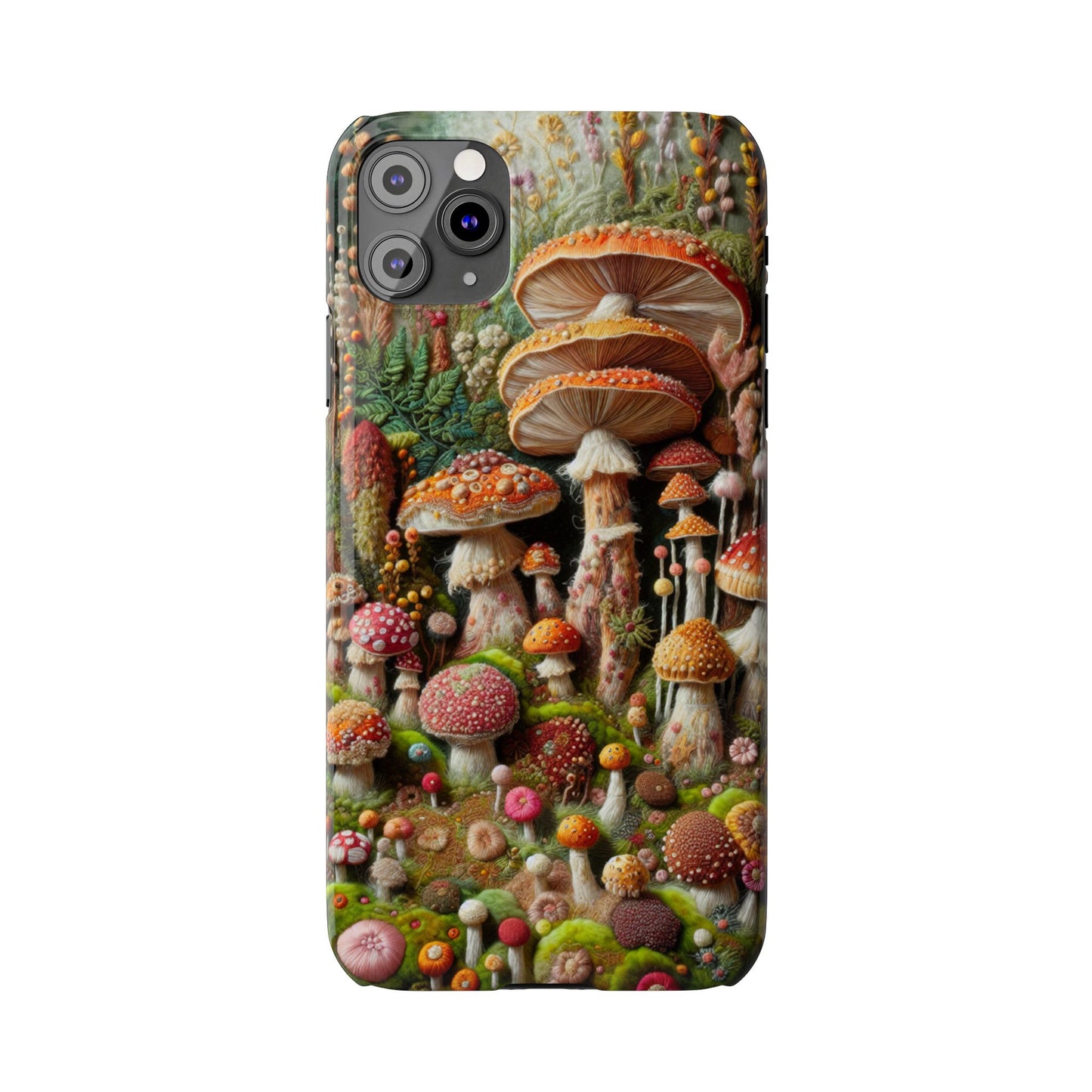 Whimsical Mushroom Slim Phone Cases - Fun, Nature-Inspired, Unique Accessories for Adorable Gift Ideas, Cute Phone Protection, [...]