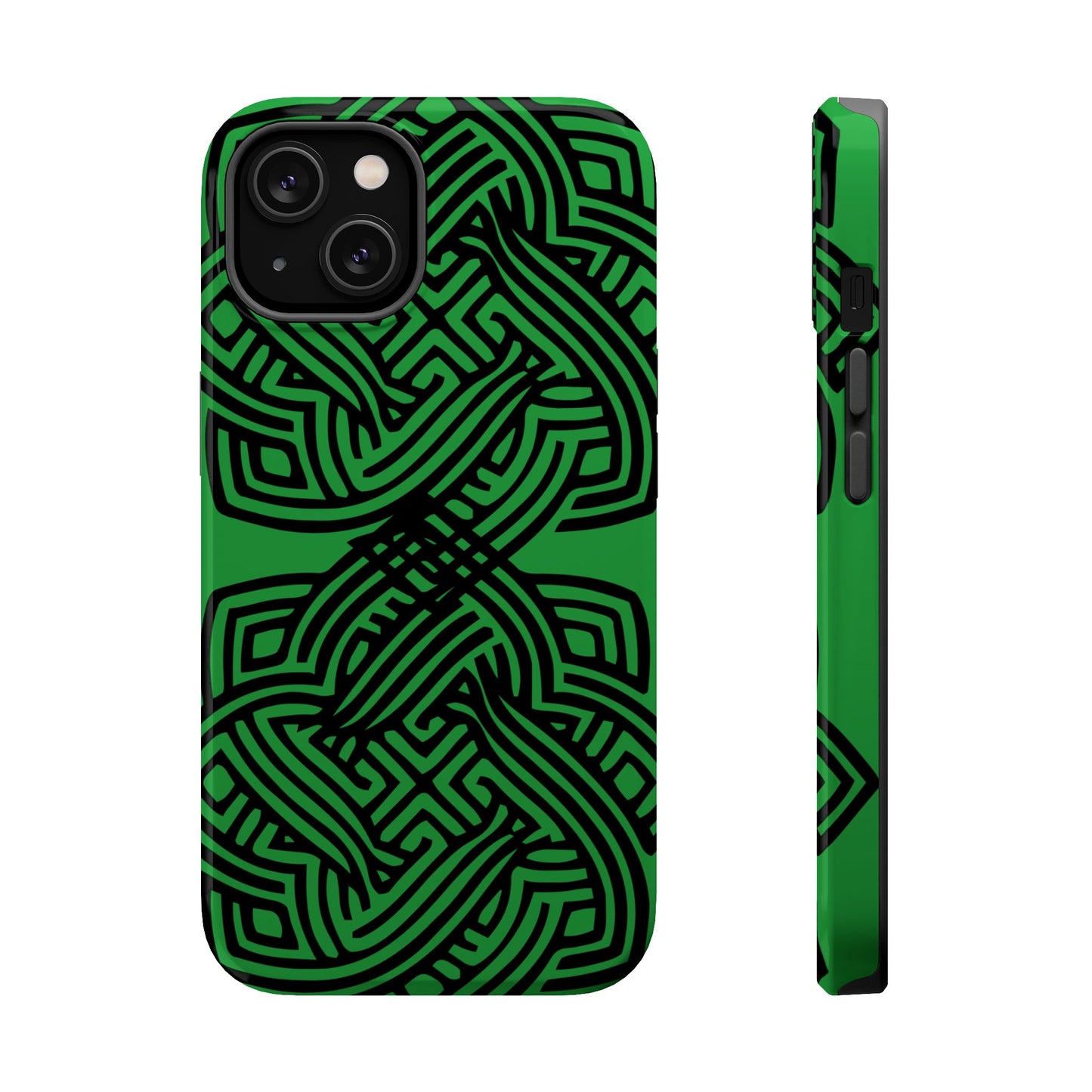 Celtic Knot Magnetic Phone Case, St. Patrick Design Phone Cover Compatible with iPhone 17, 16, 15, 14, 13
