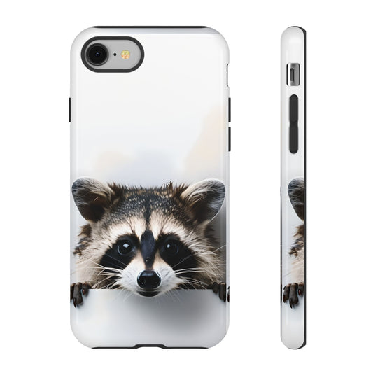 Raccoon Phone Case - Cute Animal Lover Gift, Wildlife Nature Tough Phone Case, Compatible with iPhone, Galaxy, Google Phones