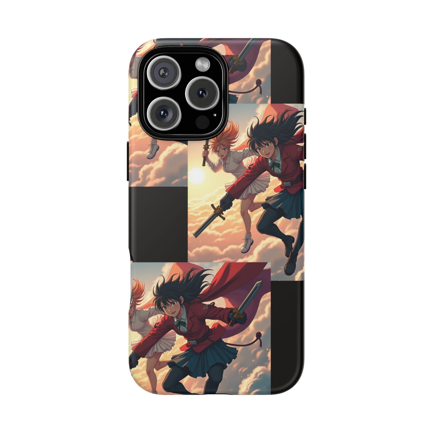 Anime Girl Phone Case, iPhone, Google Pixel and Galaxy, Cool Anime Case for Teens, Otaku Gift, Fantasy Art Aesthetic Phone Cover