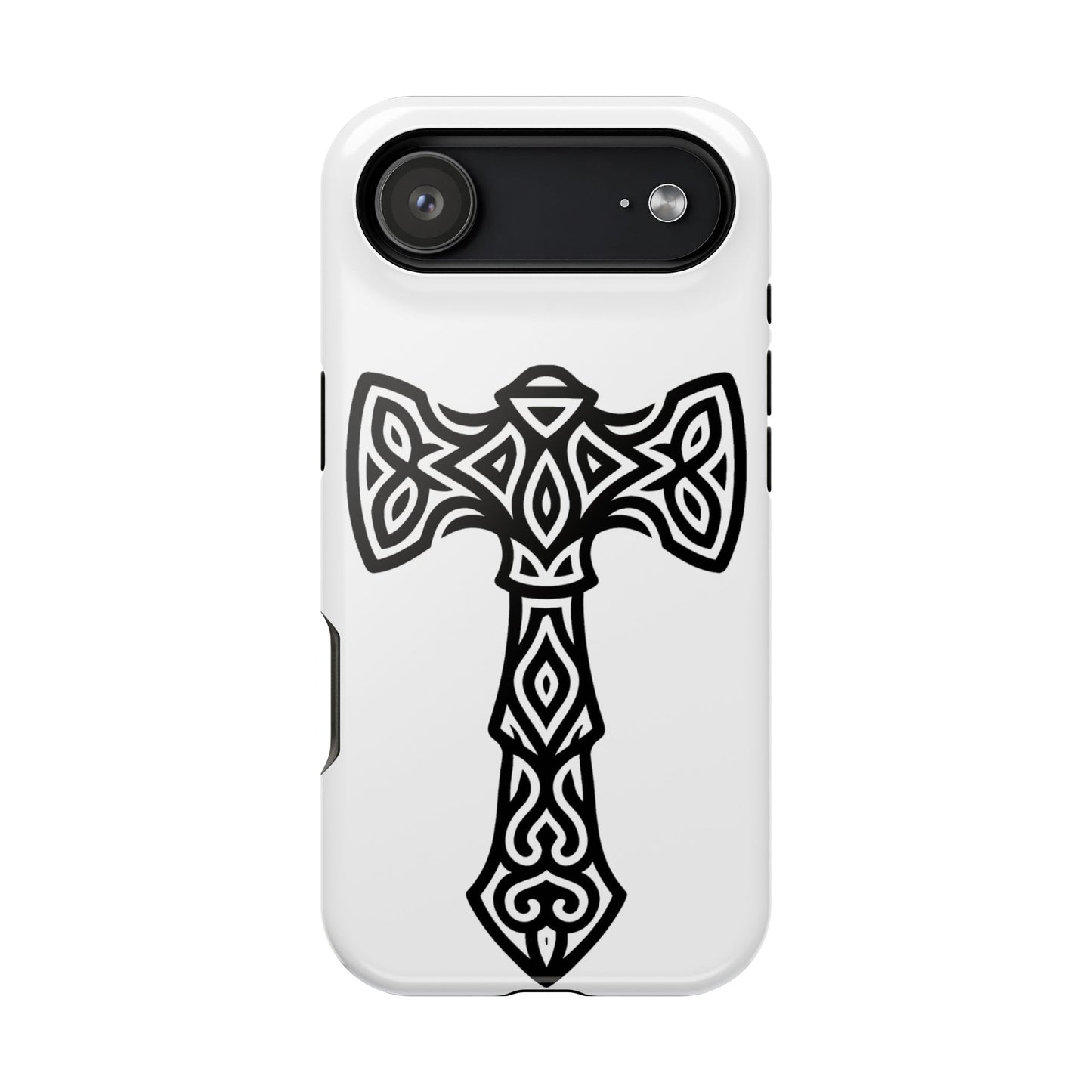 Celtic Cross Magnetic Phone Case, St. Patrick Design Phone Cover, Irish Heritage Pattern Compatible with iPhone 17, 16, 15, 14, 13