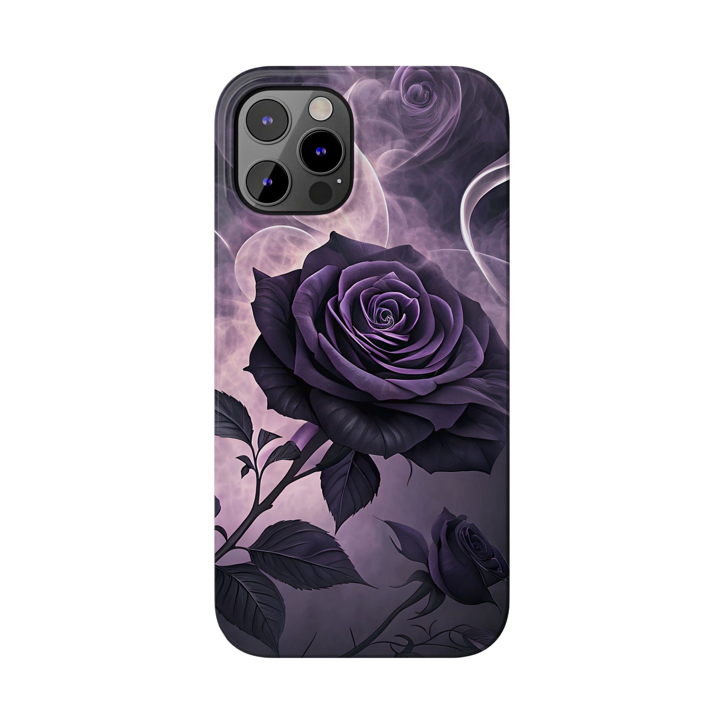 Elegant Purple Rose Phone Cases, Stylish Slim Cases for Flower Lovers, Floral Accessories, Birthday Gifts, Unique Phone Covers