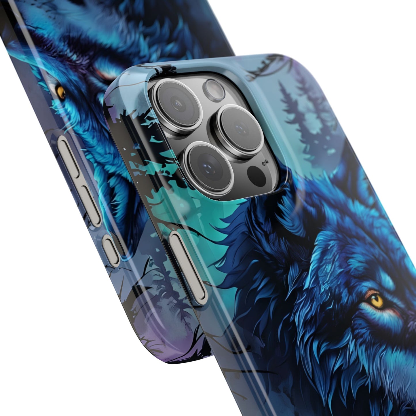 Enchanted Wolf Phone Case - Slim, Stylish Protection for Animal Lovers, Perfect for Gifts & Nature Enthusiasts, Unique Art Design