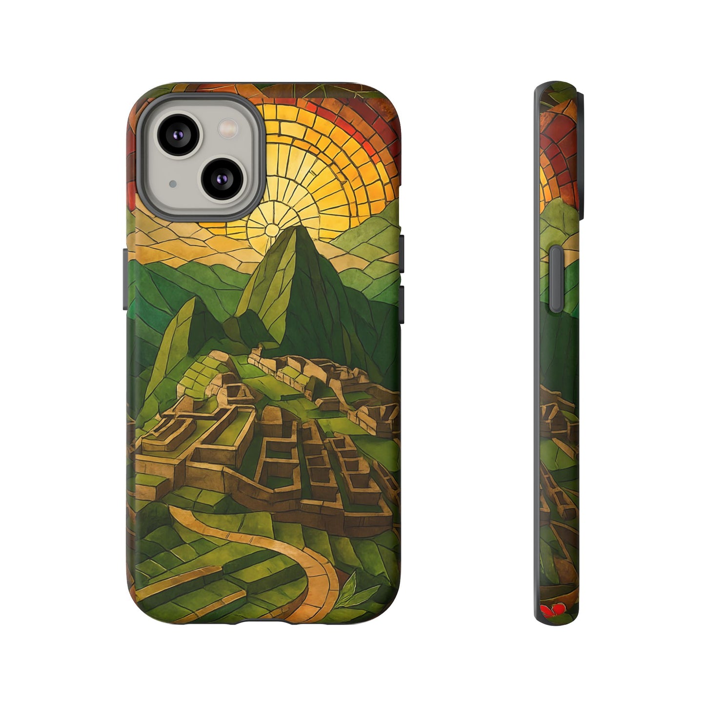 Inca Ruins Tough Phone Case - Machu Picchu Landmark Design, Historic Peru Travel Aesthetic Compatible with iPhone, Galaxy, and Google Phones