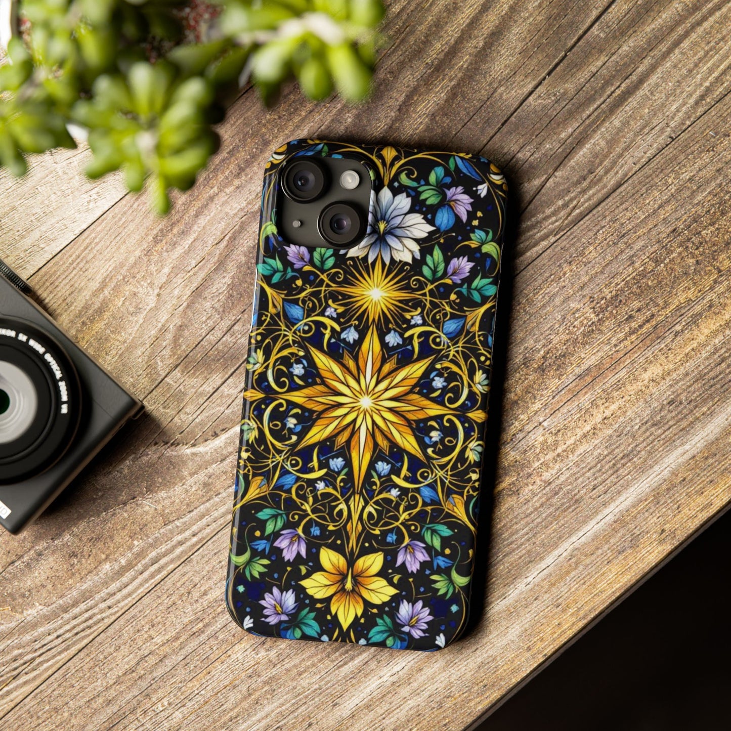 Elegant Floral Phone Case - Slim Phone Cases, Artistic Cases for Nature Lovers, Gift for Birthdays, Holidays, Spring Decor