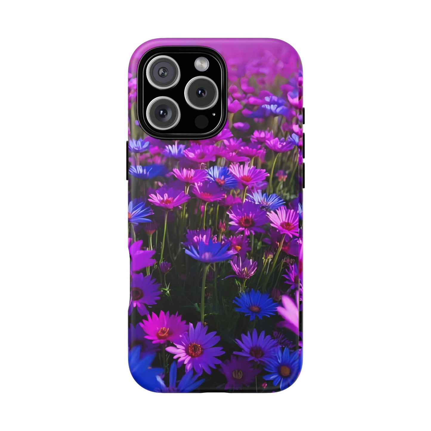 Wildflower Meadow Phone Case, Colorful Floral Garden Aesthetic, Vibrant Tough Phone Case, Compatible with iPhone, Galaxy, Google
