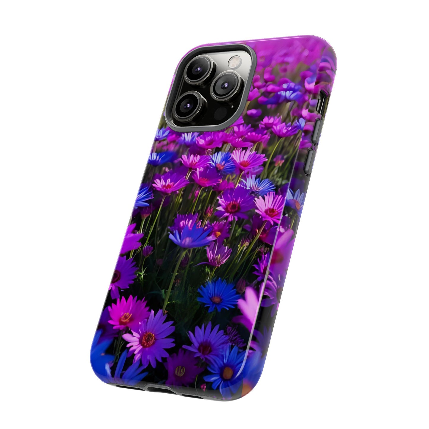 Wildflower Meadow Phone Case, Colorful Floral Garden Aesthetic, Vibrant Tough Phone Case, Compatible with iPhone, Galaxy, Google