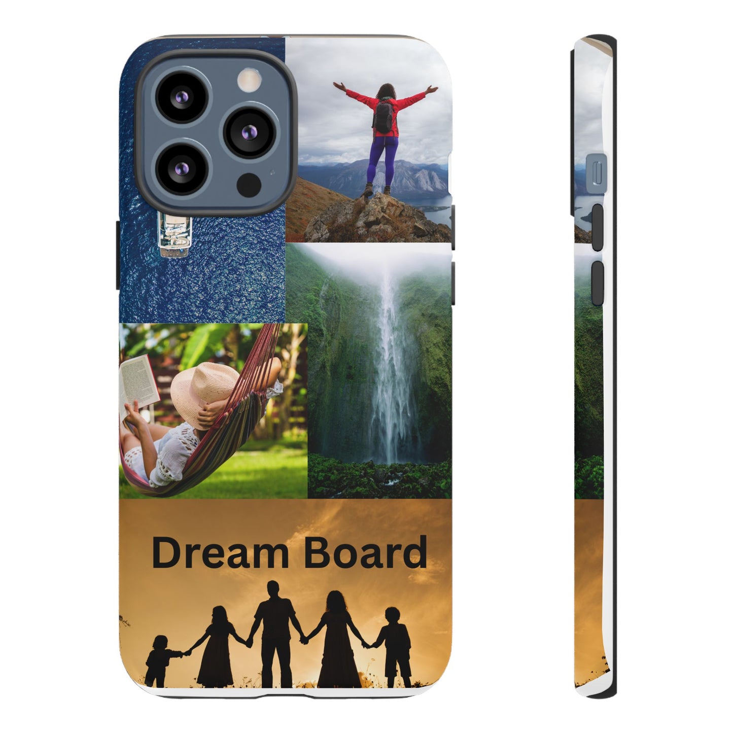 Dream Board Phone Case | Tough Cases for Adventure Seekers, Inspirational Phone Accessories, Custom Phone Covers, Unique Gift Ideas, [...]