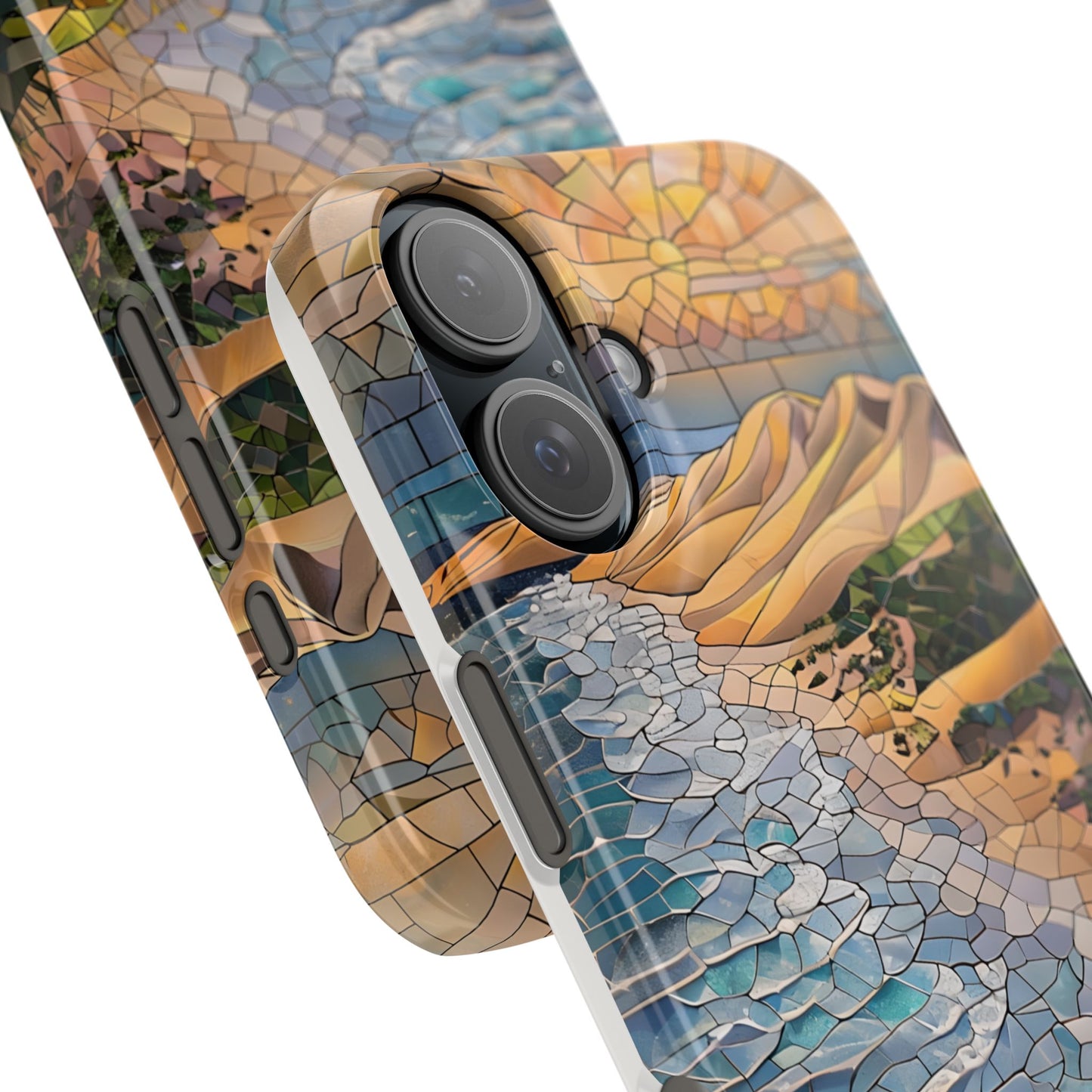 Indiana Dunes National Park Michigan Slim Phone Case, Mosaic Phone Case, East U.S. Nature Art, Coastal Chic, Ocean Lovers, Nature Inspired