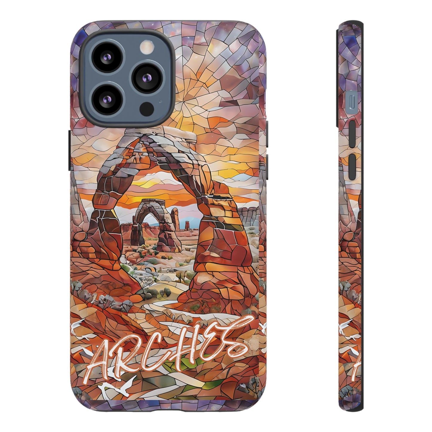 Arches National Park Utah Phone Case, Mosaic Phone Case, Mountain National Park Gift, Scenic CanyonsPhone Cover, Landscape Aesthetic Case