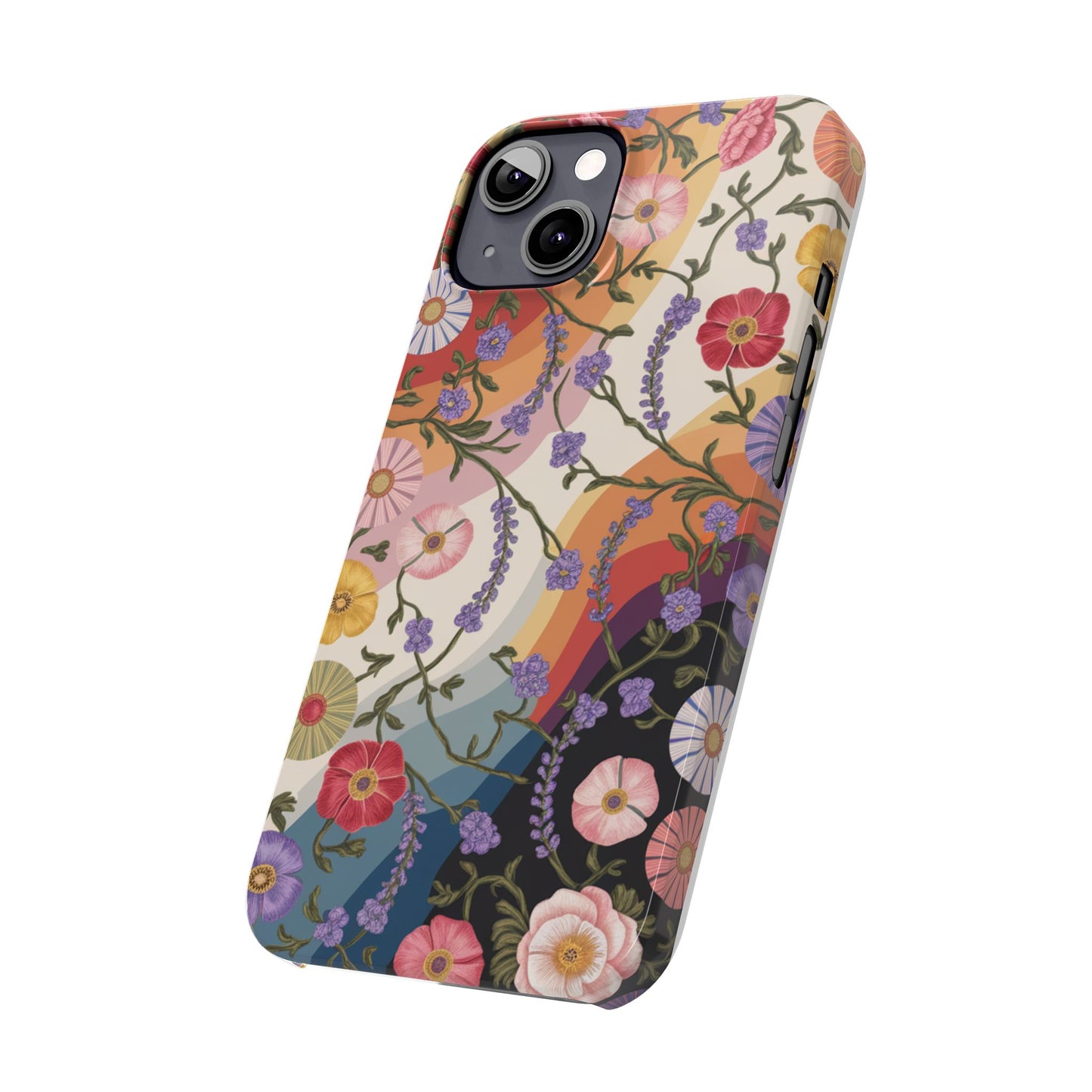 Floral Blossom Phone Case - Slim Case for Flower Lovers, Smartphone Cover, Gift for Her, Trendy Floral Design, Boho Chic Accessory