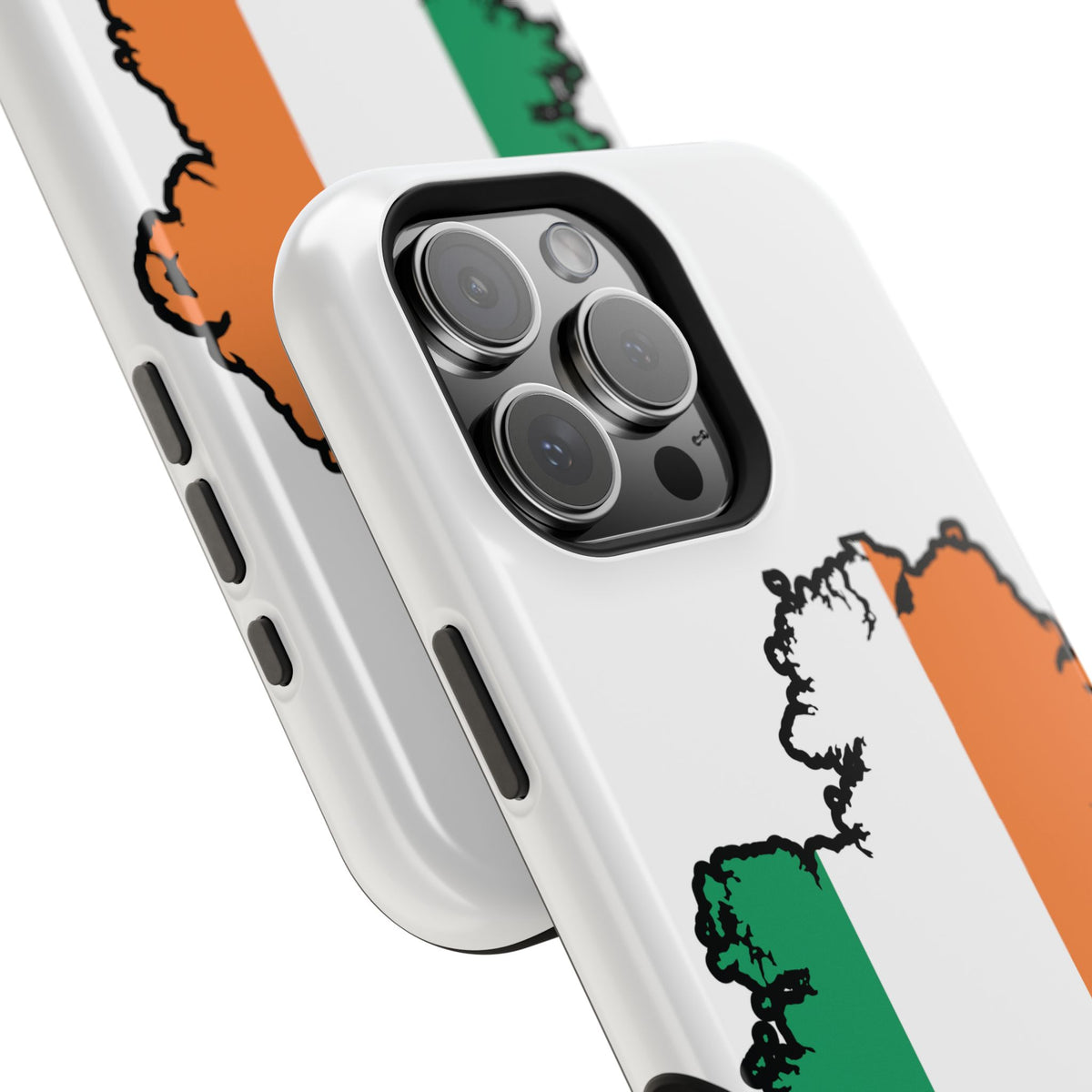 Ireland Map Magnetic Phone Case, Country Map Phone Cover Compatible with iPhone 17, 16, 15, 14, 13
