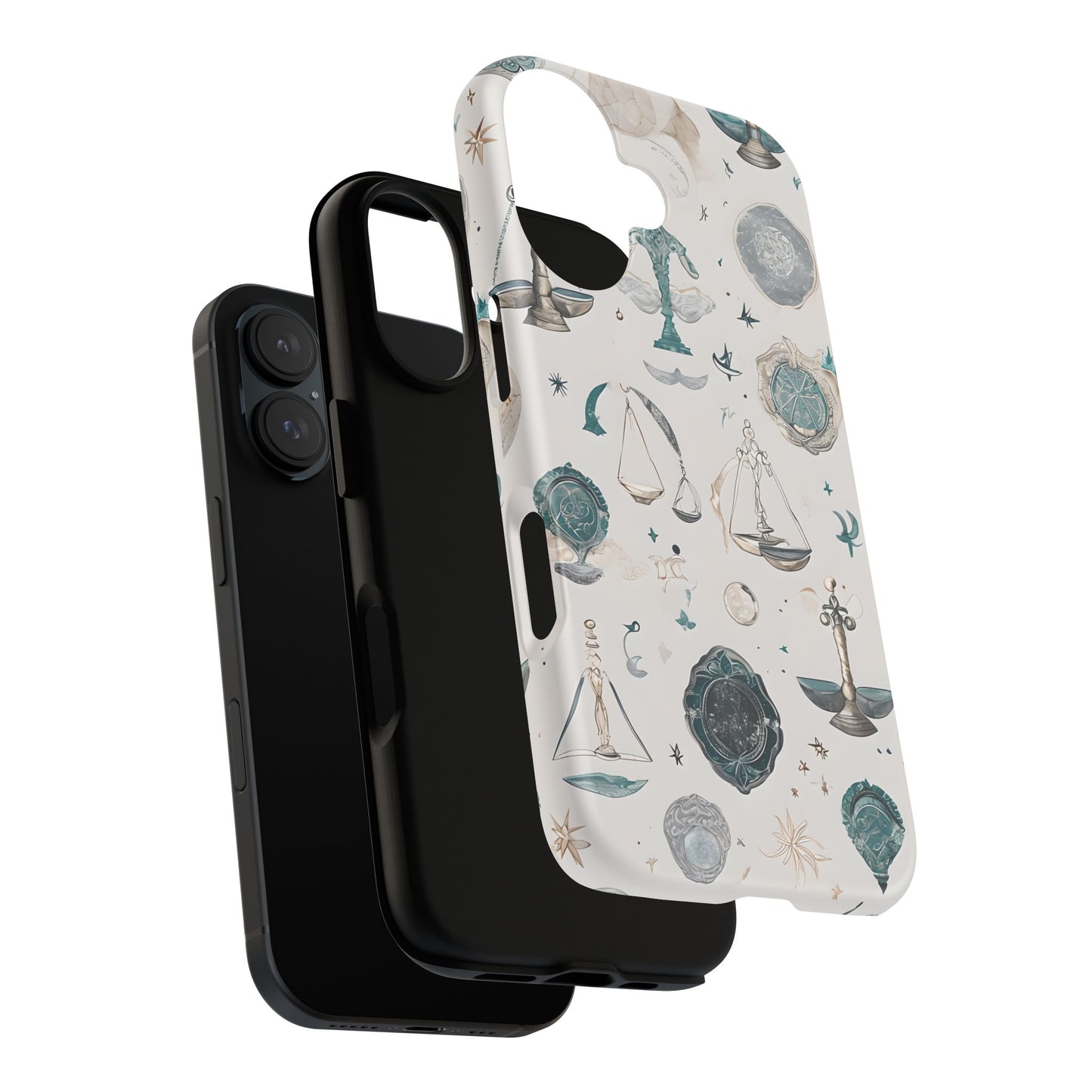 Libra Zodiac Phone Case - Astrology Gift for Her, Celestial Star Sign Cover, Birthday Gift, Compatible with iPhone, Galaxy, Google Phones