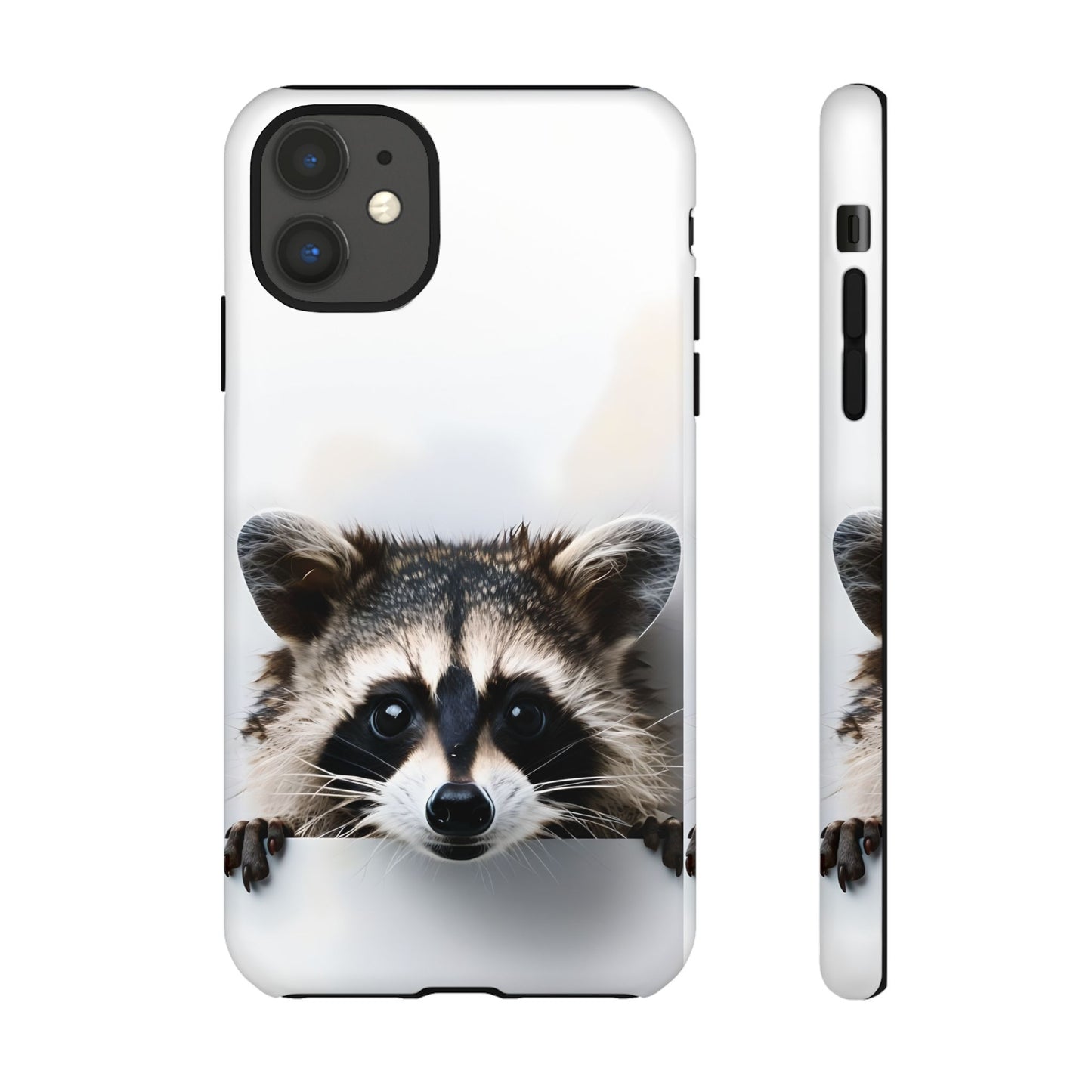 Raccoon Phone Case - Cute Animal Lover Gift, Wildlife Nature Tough Phone Case, Compatible with iPhone, Galaxy, Google Phones