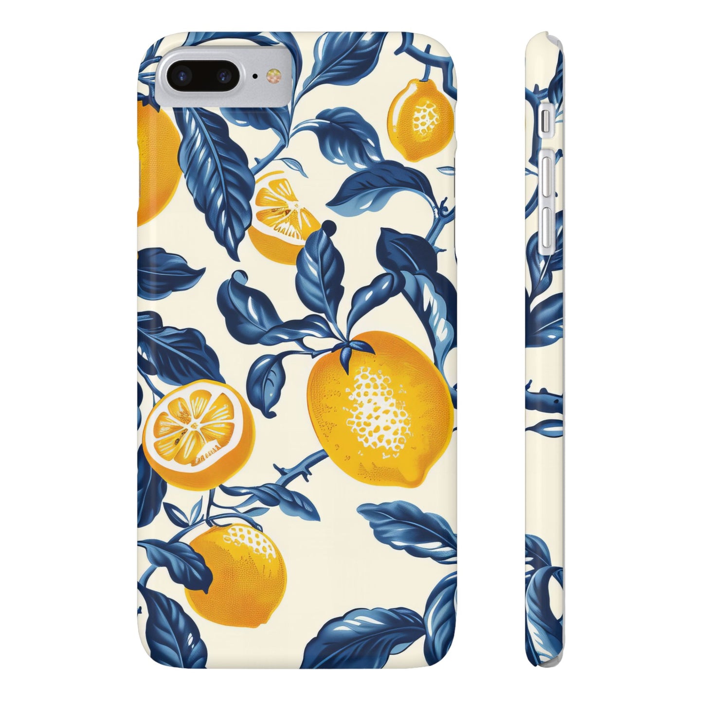 Lemon Floral Slim Phone Cases - Stylish Citrus Designs for Summer, Perfect Gift for Friends, Beach Vibes, Trendy Phone Accessories, [...]