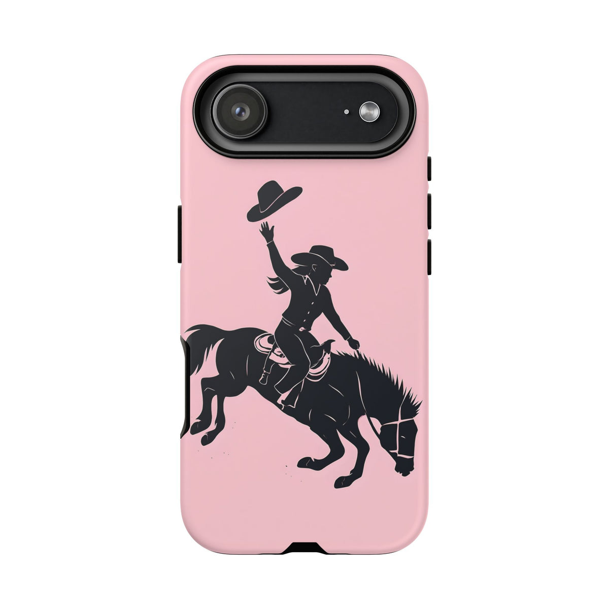 Rodeo Cowboy Tough Phone Case, Western Cowgirl Country Cover Compatible with iPhone 17, 16, 15, 14, 13, Galaxy, Google