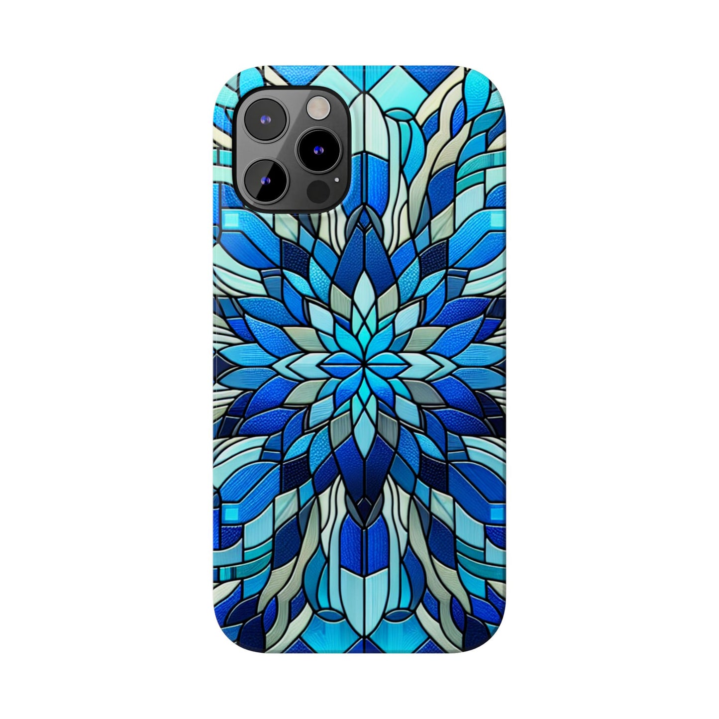 Vibrant Stained Glass Phone Cases - Artistic Cell Phone Cover, Unique Gift for Her, Phone Accessories, Holiday Present, Modern Decor