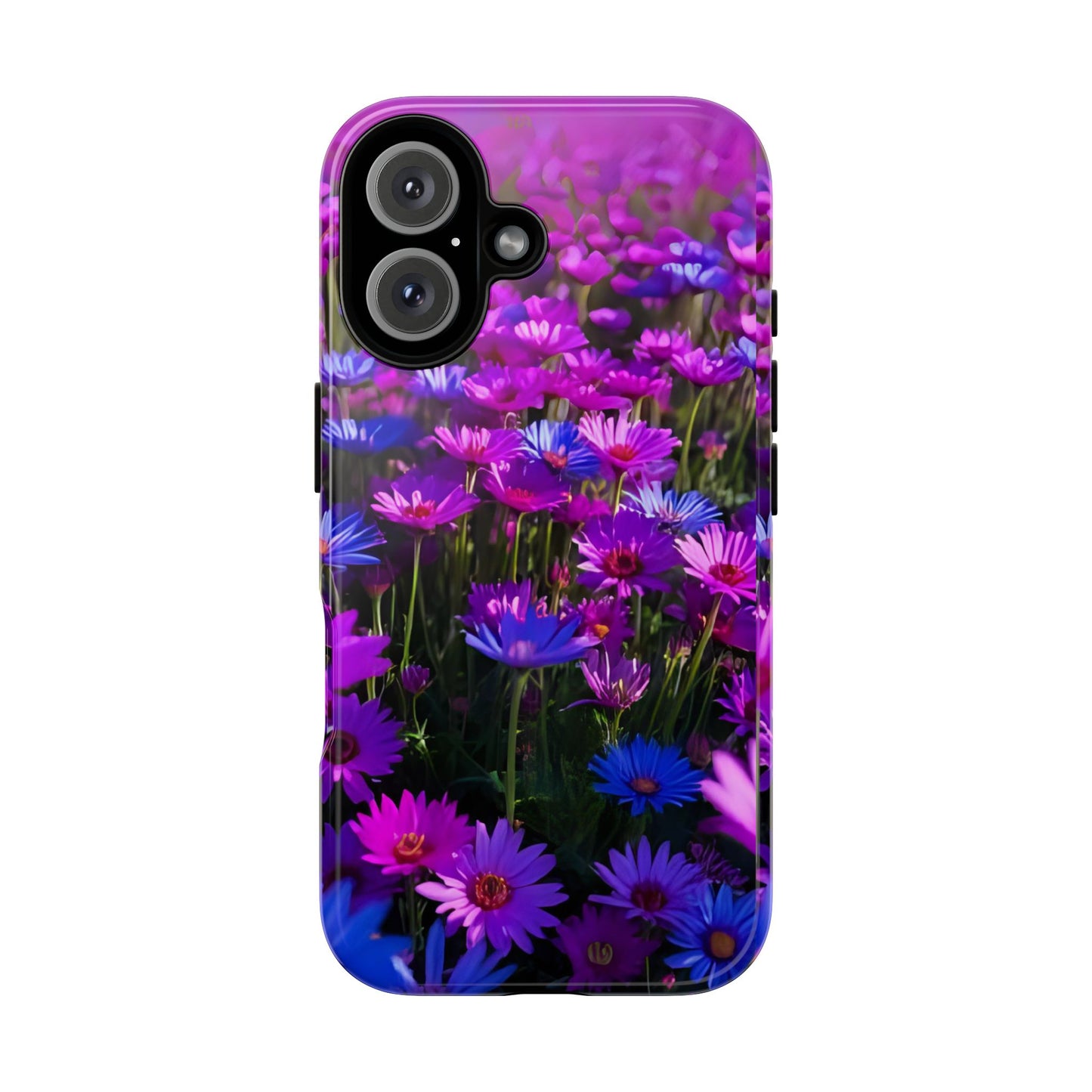 Wildflower Meadow Phone Case, Colorful Floral Garden Aesthetic, Vibrant Tough Phone Case, Compatible with iPhone, Galaxy, Google