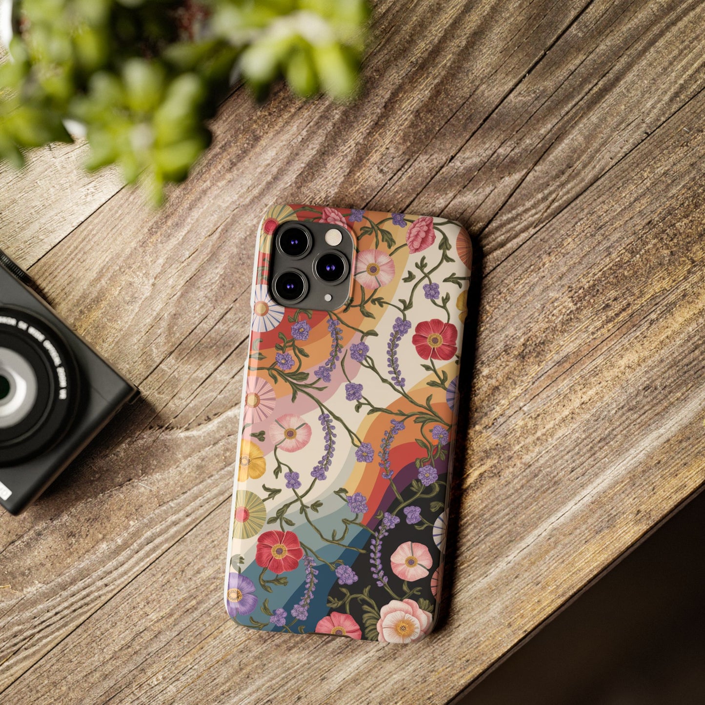 Floral Blossom Phone Case - Slim Case for Flower Lovers, Smartphone Cover, Gift for Her, Trendy Floral Design, Boho Chic Accessory