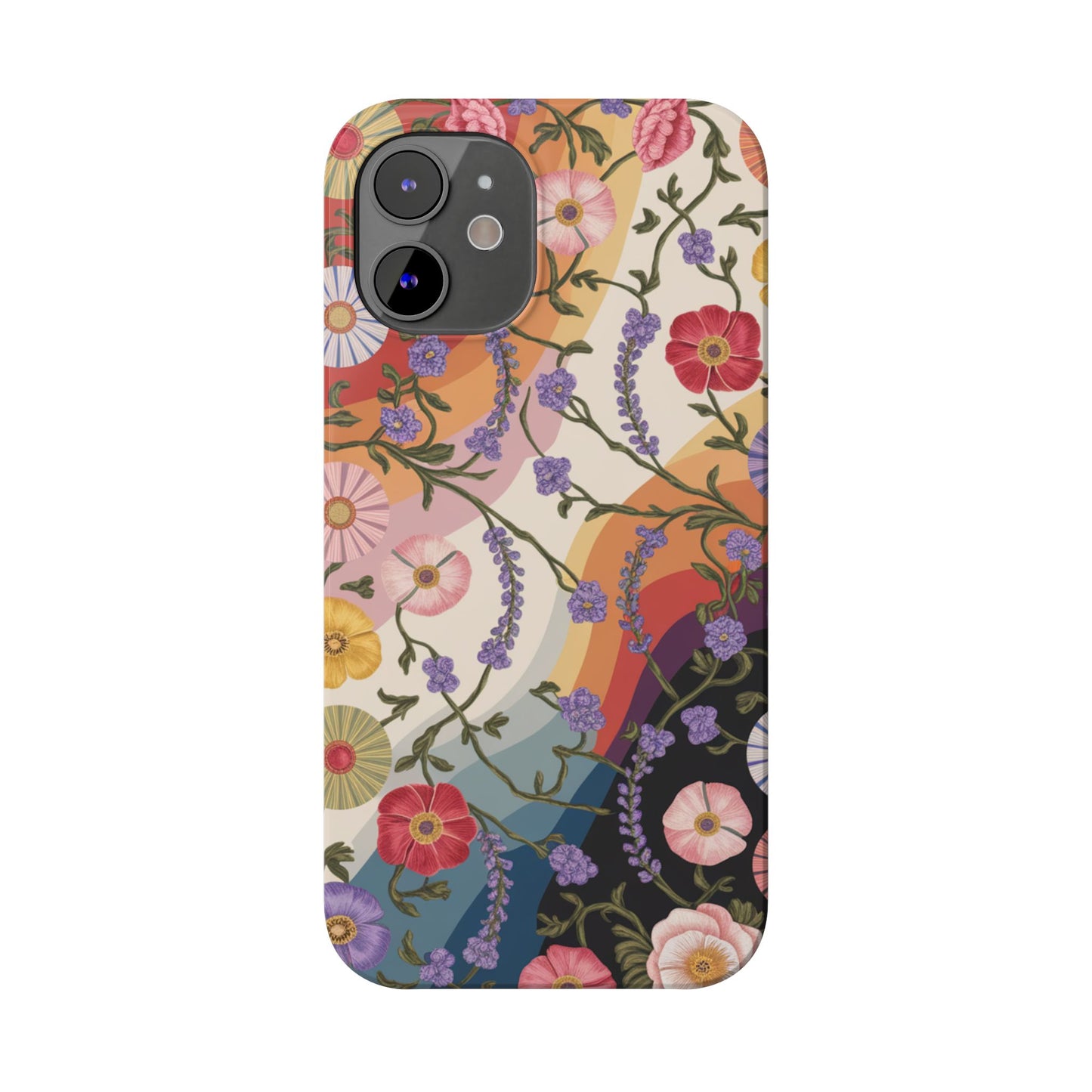 Floral Blossom Phone Case - Slim Case for Flower Lovers, Smartphone Cover, Gift for Her, Trendy Floral Design, Boho Chic Accessory