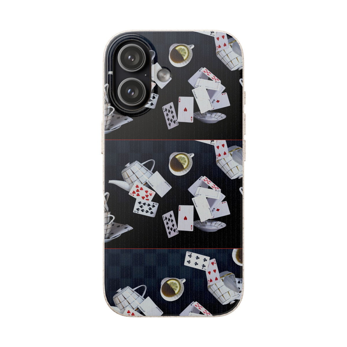 Alice in Wonderland Biodegradable Phone Case, Mad Hatter Tea Party Phone Cover, Compatible with Galaxy and iPhone 17, 16, 15, 14, 13