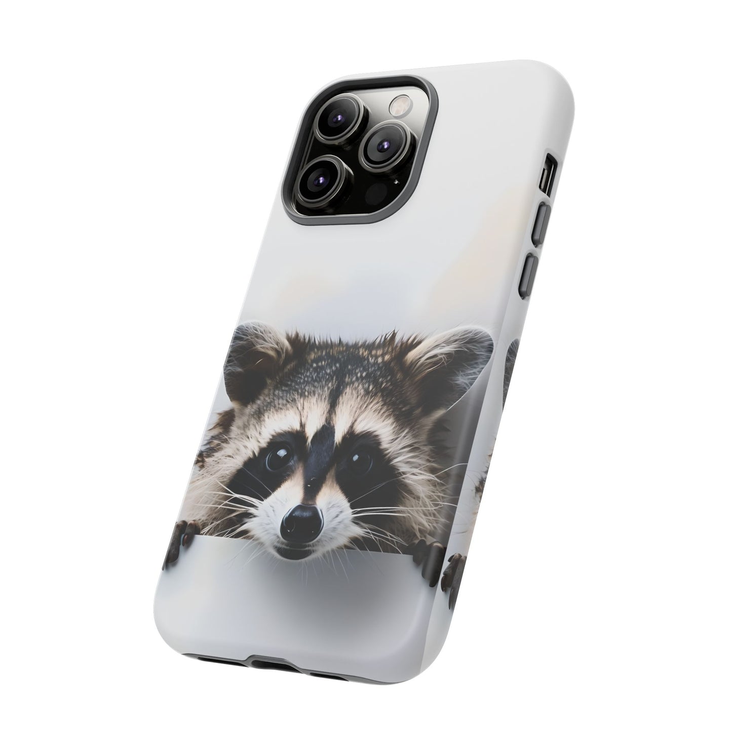 Raccoon Phone Case - Cute Animal Lover Gift, Wildlife Nature Tough Phone Case, Compatible with iPhone, Galaxy, Google Phones
