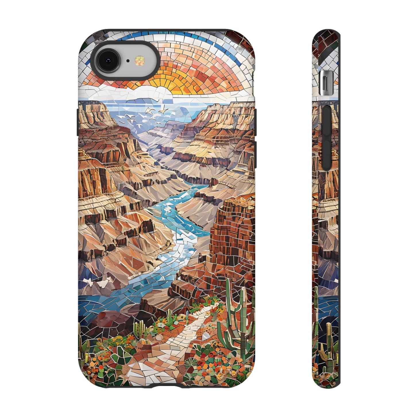Grand Canyon National Park Phone Case, Mosaic Phone Case, Mountain Nature Art, National Park Gift, Travel Phone Case, Aesthetic Case Gift