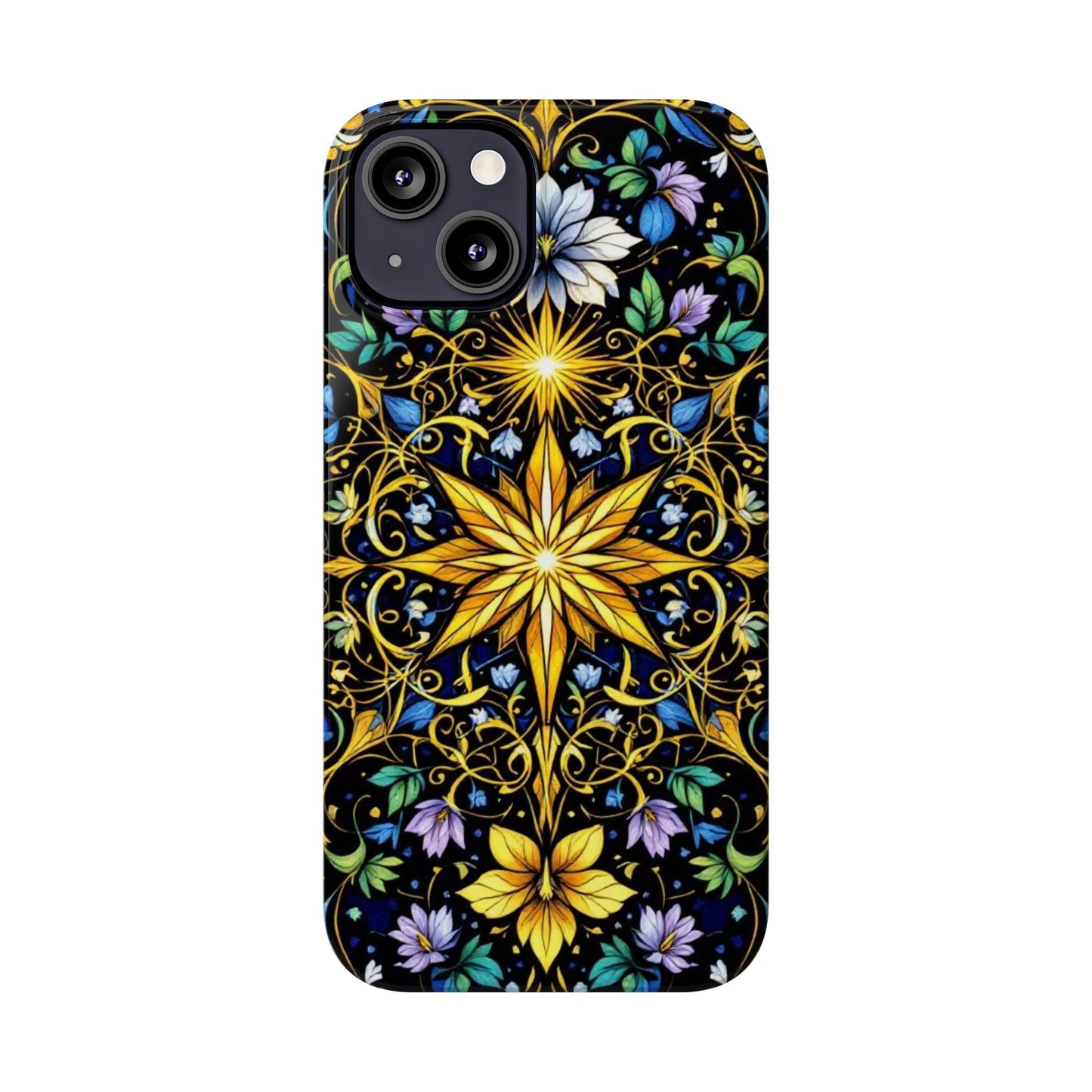 Elegant Floral Phone Case - Slim Phone Cases, Artistic Cases for Nature Lovers, Gift for Birthdays, Holidays, Spring Decor