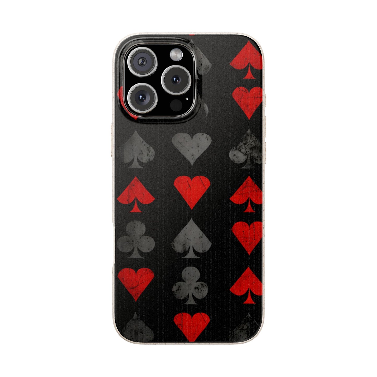 Alice in Wonderland Biodegradable Phone Case, Dark Fantasy Card Suits Phone Cover, Compatible with Galaxy and iPhone 17, 16, 15, 14, 13