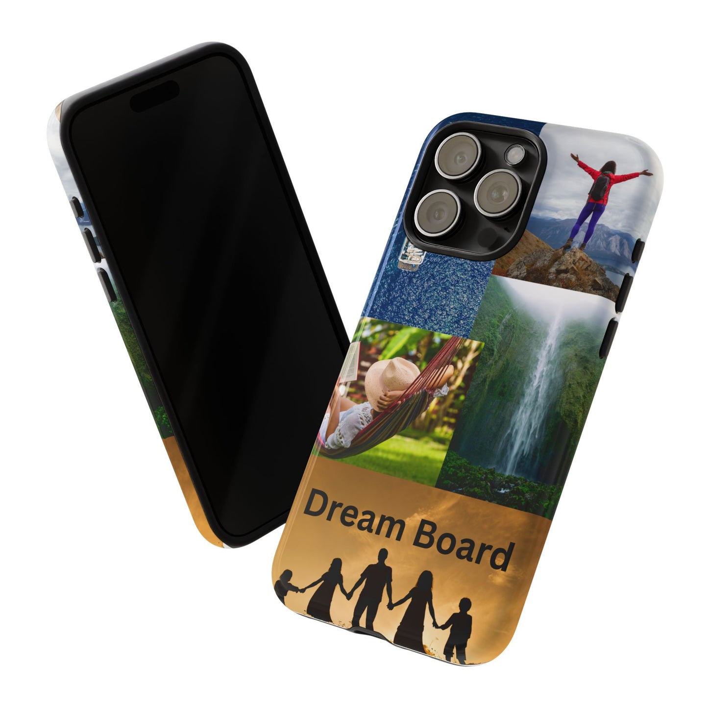 Dream Board Phone Case | Tough Cases for Adventure Seekers, Inspirational Phone Accessories, Custom Phone Covers, Unique Gift Ideas, [...]