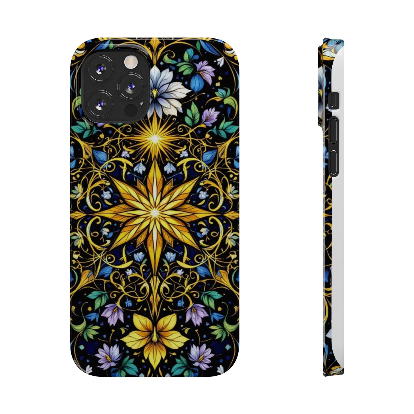 Elegant Floral Phone Case - Slim Phone Cases, Artistic Cases for Nature Lovers, Gift for Birthdays, Holidays, Spring Decor