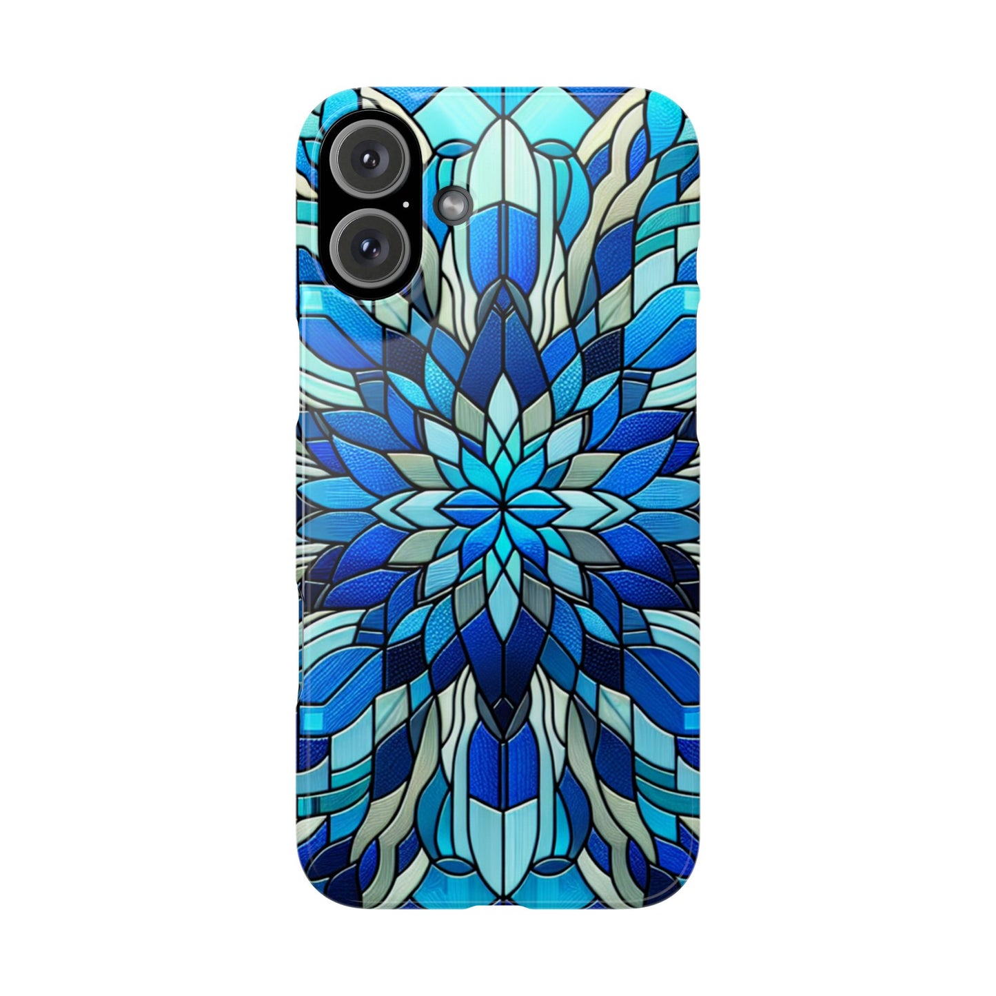 Vibrant Stained Glass Phone Cases - Artistic Cell Phone Cover, Unique Gift for Her, Phone Accessories, Holiday Present, Modern Decor