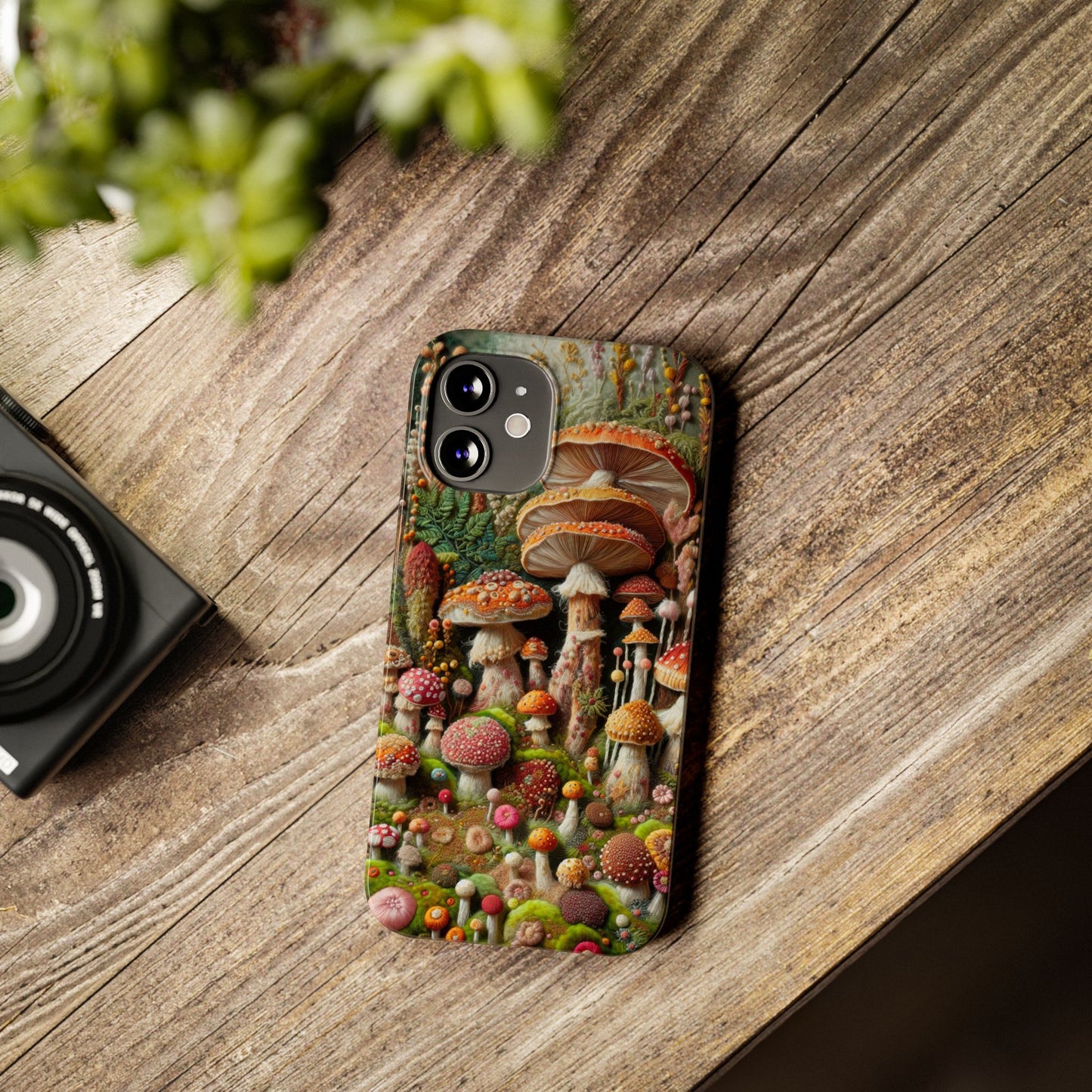 Whimsical Mushroom Slim Phone Cases - Fun, Nature-Inspired, Unique Accessories for Adorable Gift Ideas, Cute Phone Protection, [...]