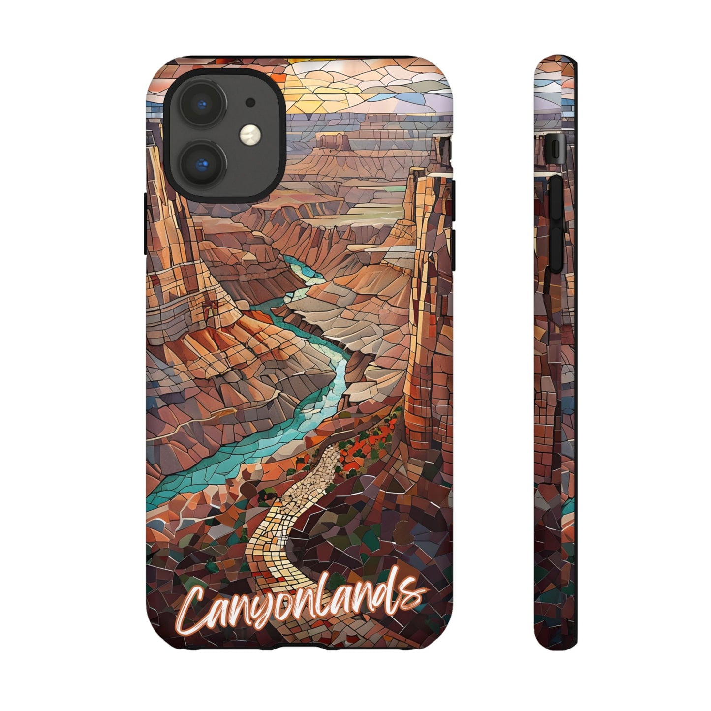 Canyonlands Mosaic Tough Phone Case - Red Rock Desert Vibes, National Park Aesthetic, Compatible with iPhone, Galaxy, and Google Phones