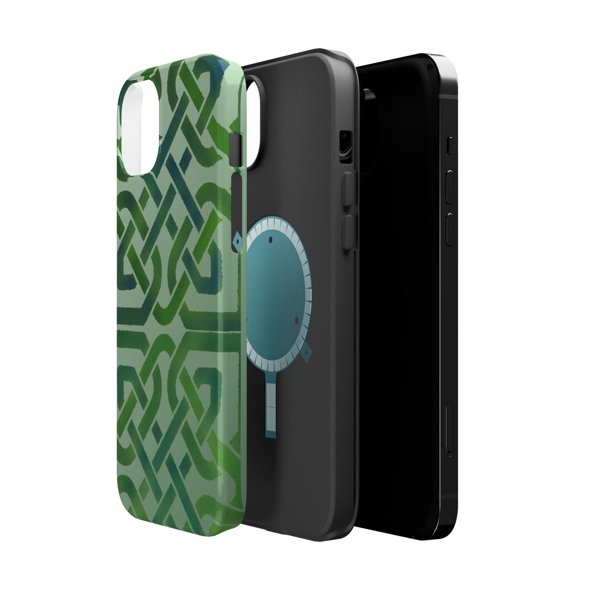 Celtic Knot Magnetic Phone Case, Irish Heritage Pattern Phone Cover, Celtic Art Design, Irish Culture Gift Compatible with iPhone