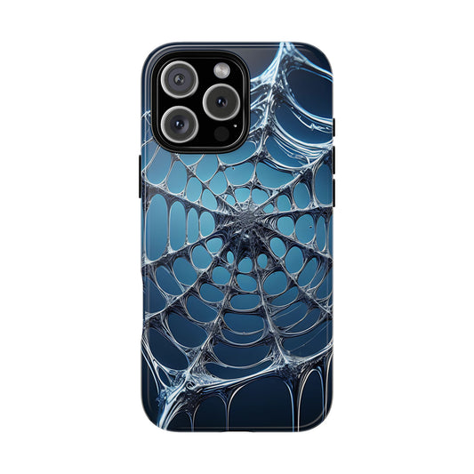 Spider Web Phone Case Gothic Fantasy Design,Edgy Web Mythical Spider Art for iPhone, Samsung and Pixel Users Creepy Cute Aesthetic Goth Gift